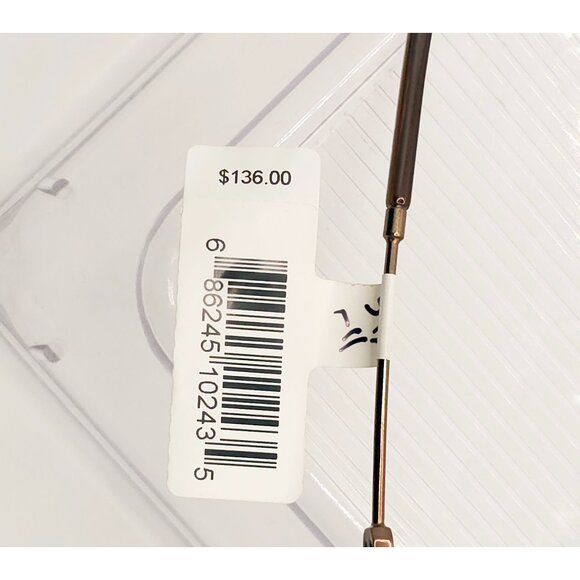 EasyTwist Satin Chocolate Oval Half-Rim Wire Metal Polarized Glasses 51-17-135 - Picture 12 of 14